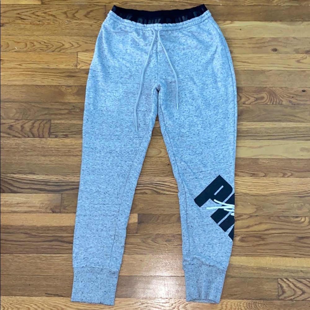 PINK fitted  jogger pants